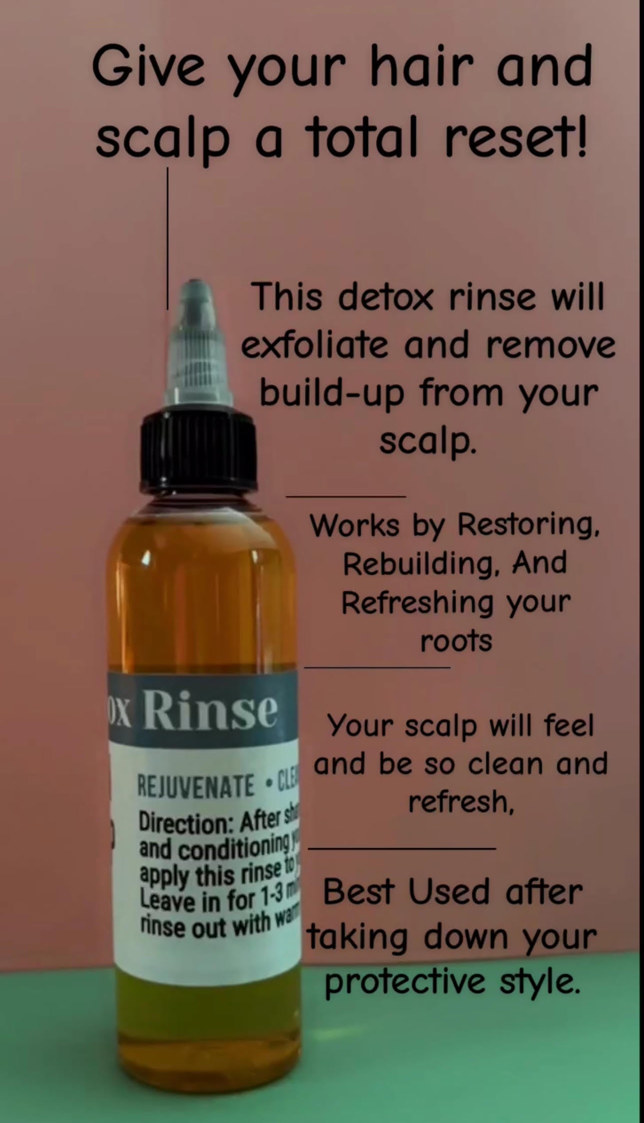 JLo,s 4oz Bottle Of Detox Rinse